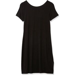 Amazon Essentials Women Jersey Ballet-Back T-Shirt Daily Ritual Dress Black L